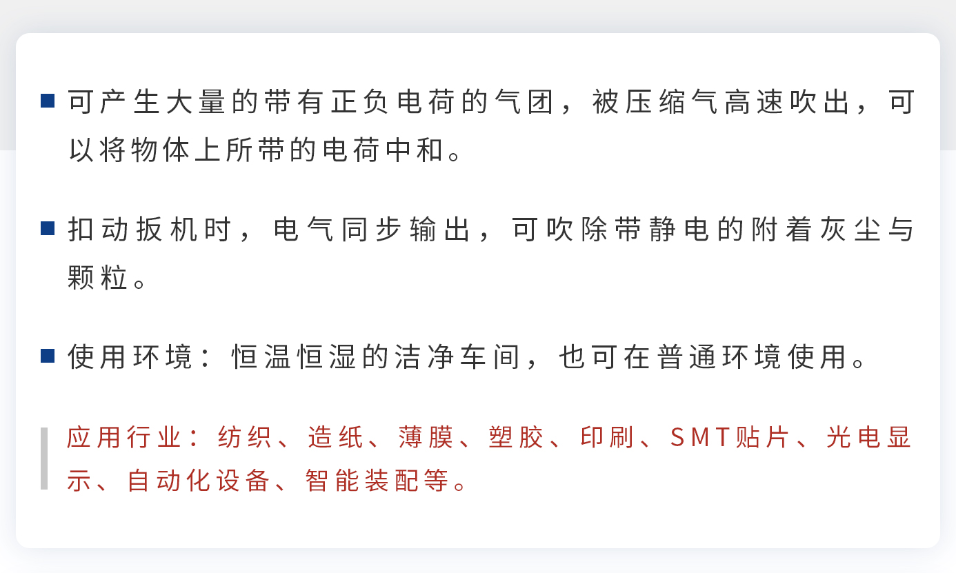 離子風機|離子風棒|靜電消除器|ESD門禁系統(tǒng)|HZR